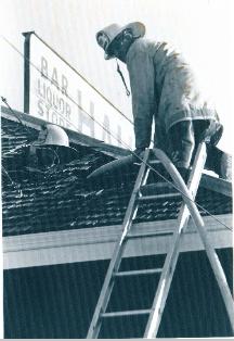 The roof of Hahn's.
