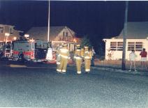 An electrical fire at 100th Street and Corinthian