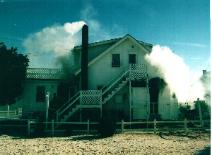 Structure fire on the 100 block of 99th Street