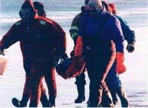 Firefighters rescued a dolphin on New Years Day from 122nd Street and the Beach