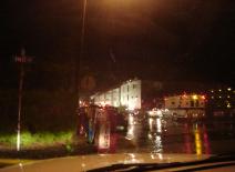 Lightning strike at the Anchorage in 2005.