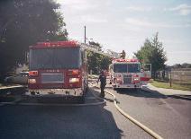 Cape May Court House Fire Dept and Stone Harbor Fire Dept have worked close on many occasions, especially at this structure fire in 2003