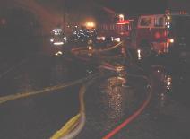 It was so hot on scene that hoses melted and a Engine caught on fire